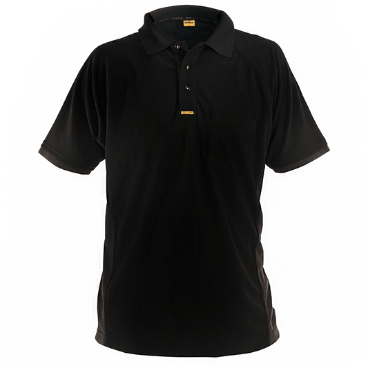 DeWalt Black Work Polo Shirt - X Large.