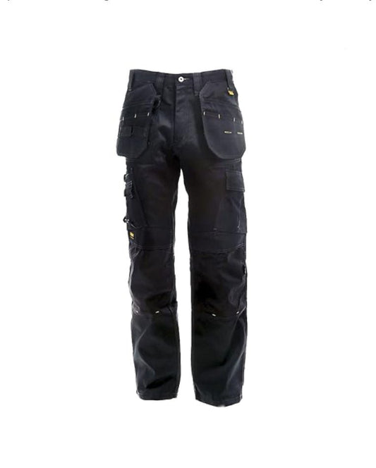 DEWALT DWC17 BLACK MULTI POCKET WORK TROUSERS - 36W 31L - Transtools Online