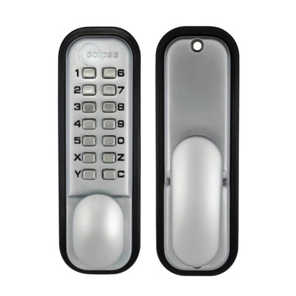 Digital Door Lock Chrome With Hold Back - Transtools Online