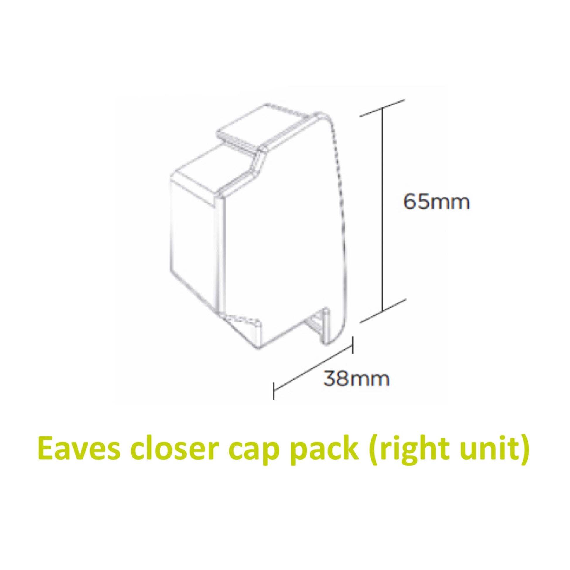 Dry Fix Continuous Dry Verge Closer Pack Left And Right - Transtools Online