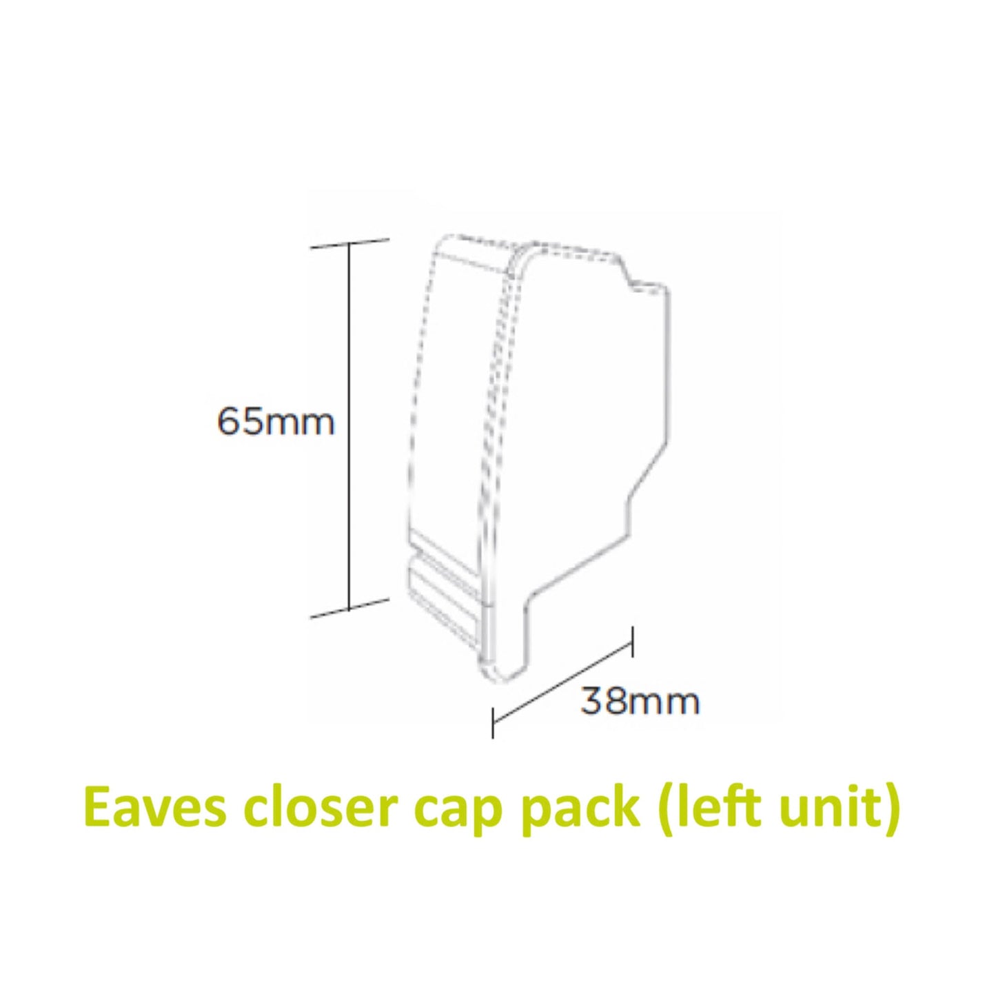 Dry Fix Continuous Dry Verge Closer Pack Left And Right - Transtools Online