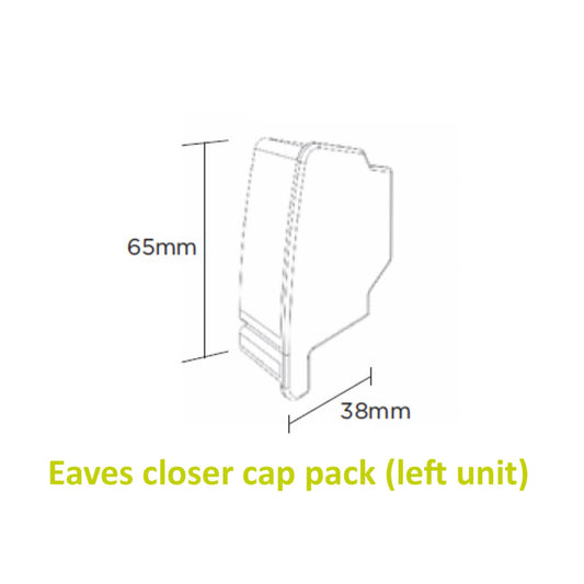 Dry Fix Continuous Dry Verge Closer Pack Left And Right