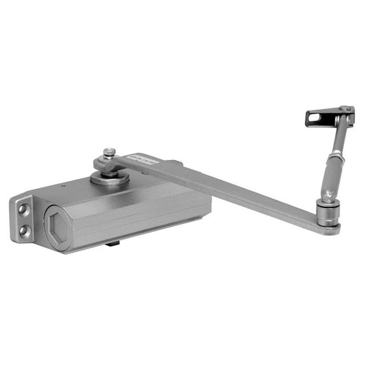 Eclipse Fire Rated Overhead Door Closer Silver