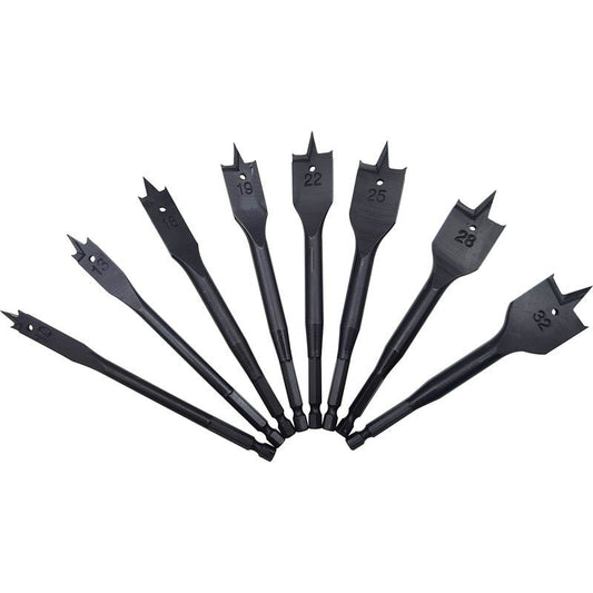 ECLIPSE FLAT WOOD DRILL BIT SET - 8 PIECE - Transtools Online