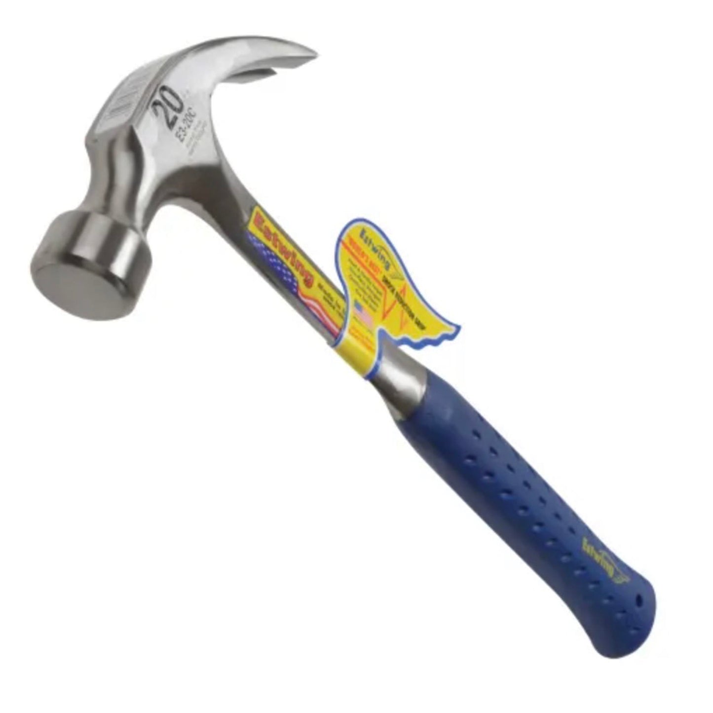 Estwing Curved Claw Hammer Vinyl Grip 20oz - Transtools Online