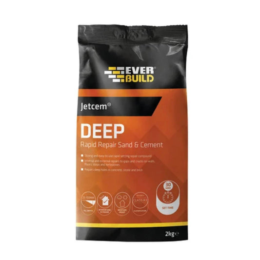 Everbuild Jetcem Deep Rapid Repair Sand And Cement 2kg - Transtools Online