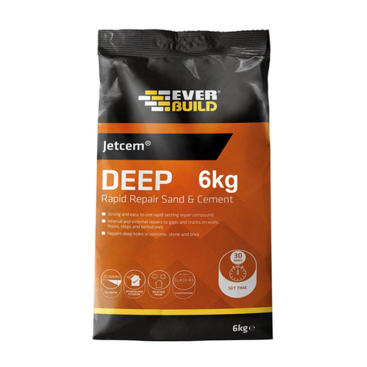 Everbuild Jetcem Deep Rapid Repair Sand And Cement 6kg - Transtools Online