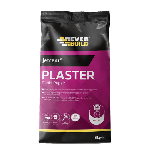 Everbuild Jetcem Rapid Repair Plaster 6kg - Transtools Online
