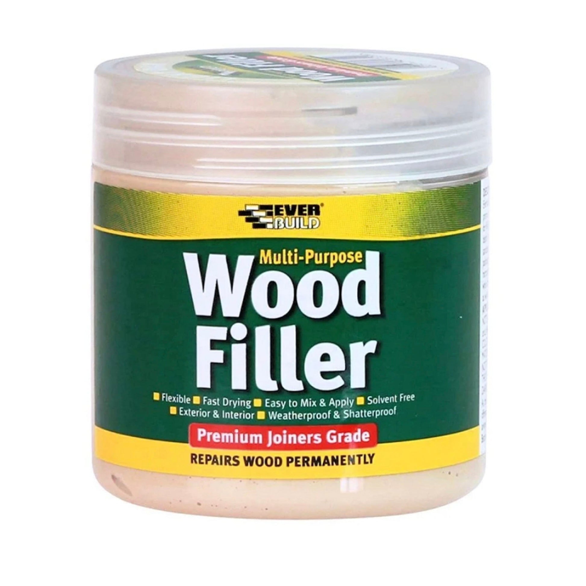 Everbuild Multi-Purpose Wood Filler Light Stainable 250ml