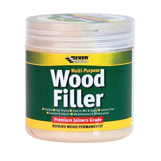 Everbuild Multi-Purpose Wood Filler Light Stainable 250ml