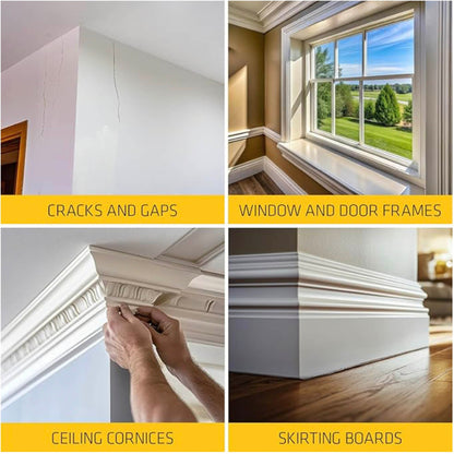 Sika SikaSeal One Hour Acrylic Decorators Caulk White Application