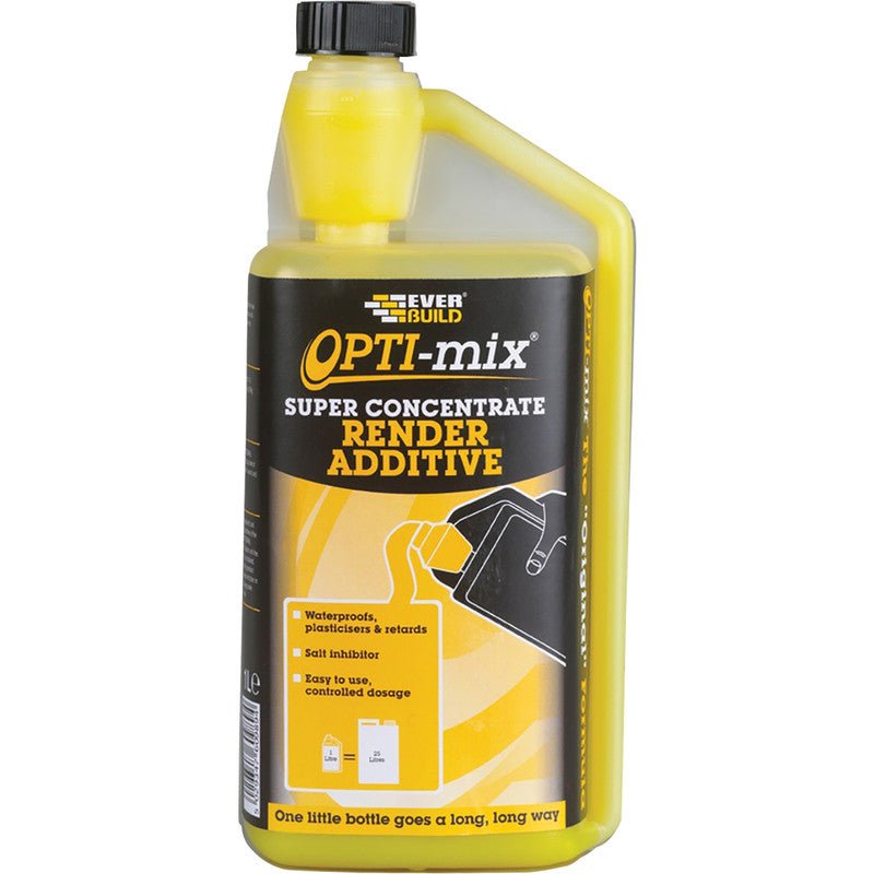 EVERBUILD OPTI - MIX 3 IN 1 RENDER ADDITIVE - 1 LITRE - Transtools Online