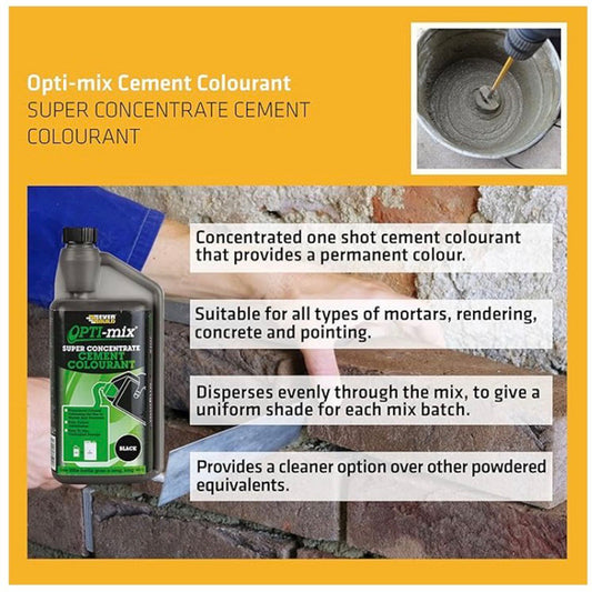 Everbuild Opti-Mix Cement Colourant Black