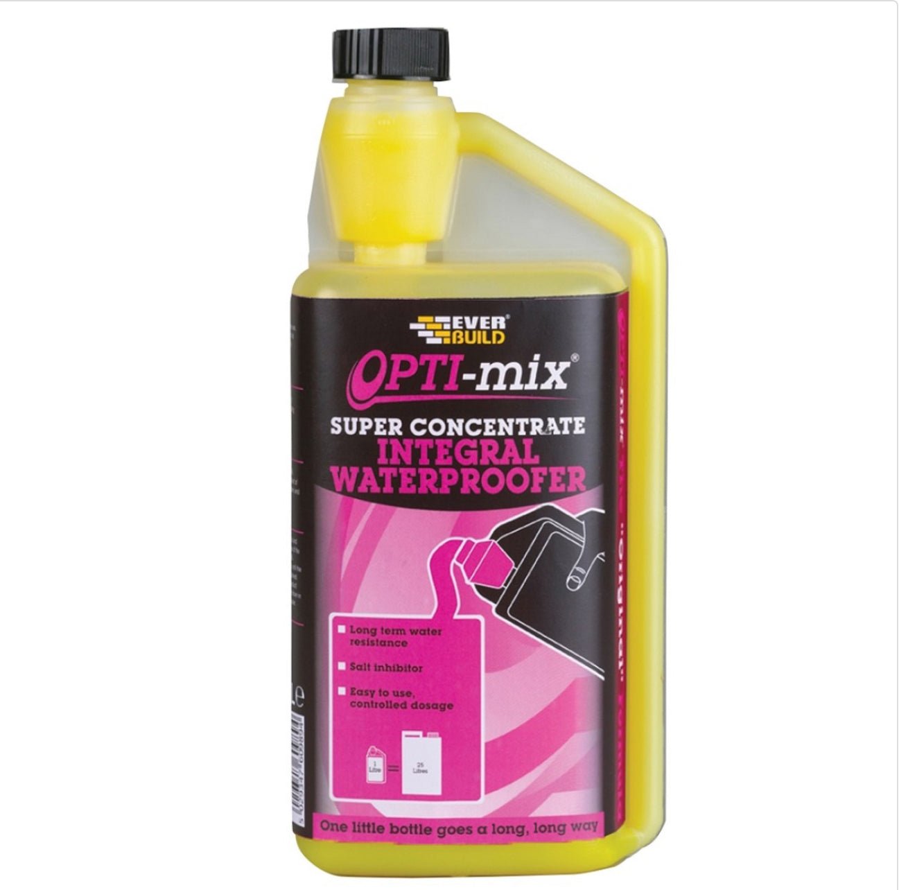 EVERBUILD OPTI - MIX INTEGRAL WATERPROOFER - 1 LITRE - Transtools Online