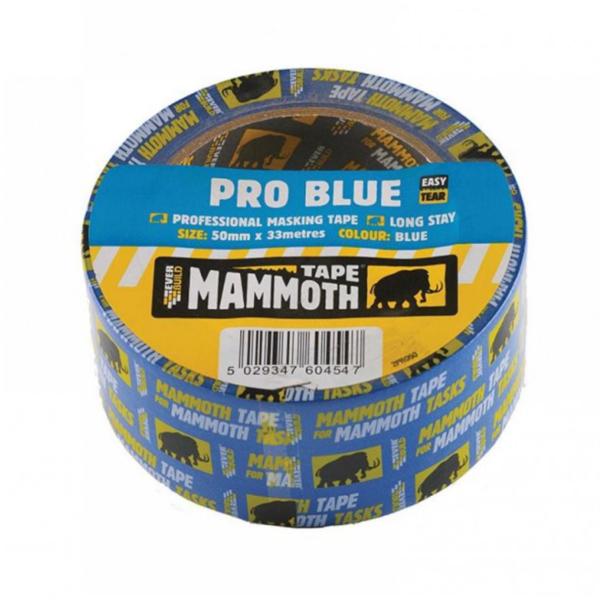 EVERBUILD PRO BLUE MASKING TAPE 50MM - 33 METRE - Transtools Online