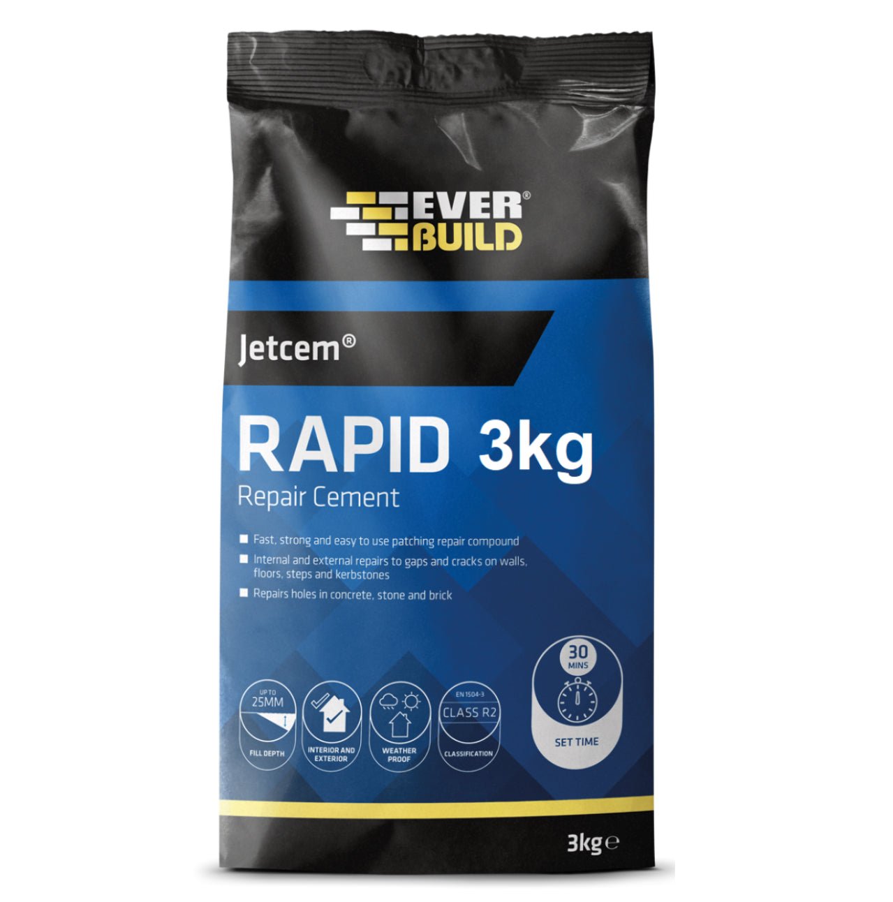 EVERBUILD RAPID SET CEMENT 30 MINUTE - 6KG - Transtools Online