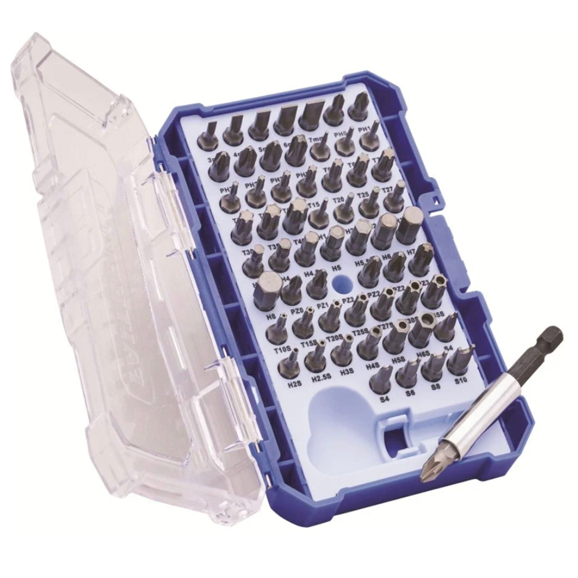 Faithfull 61 Piece Screwdriver Bit Set - Transtools Online