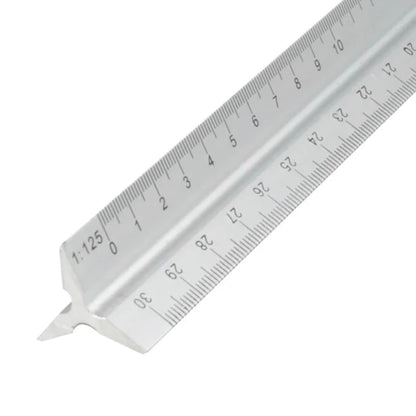 Faithfull Aluminium Triangle Scale Rule 300mm - Transtools Online