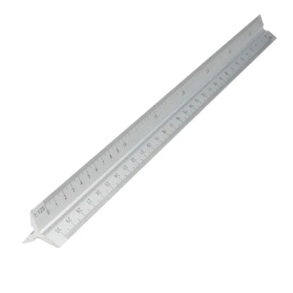 Faithfull Aluminium Triangle Scale Rule 300mm - Transtools Online