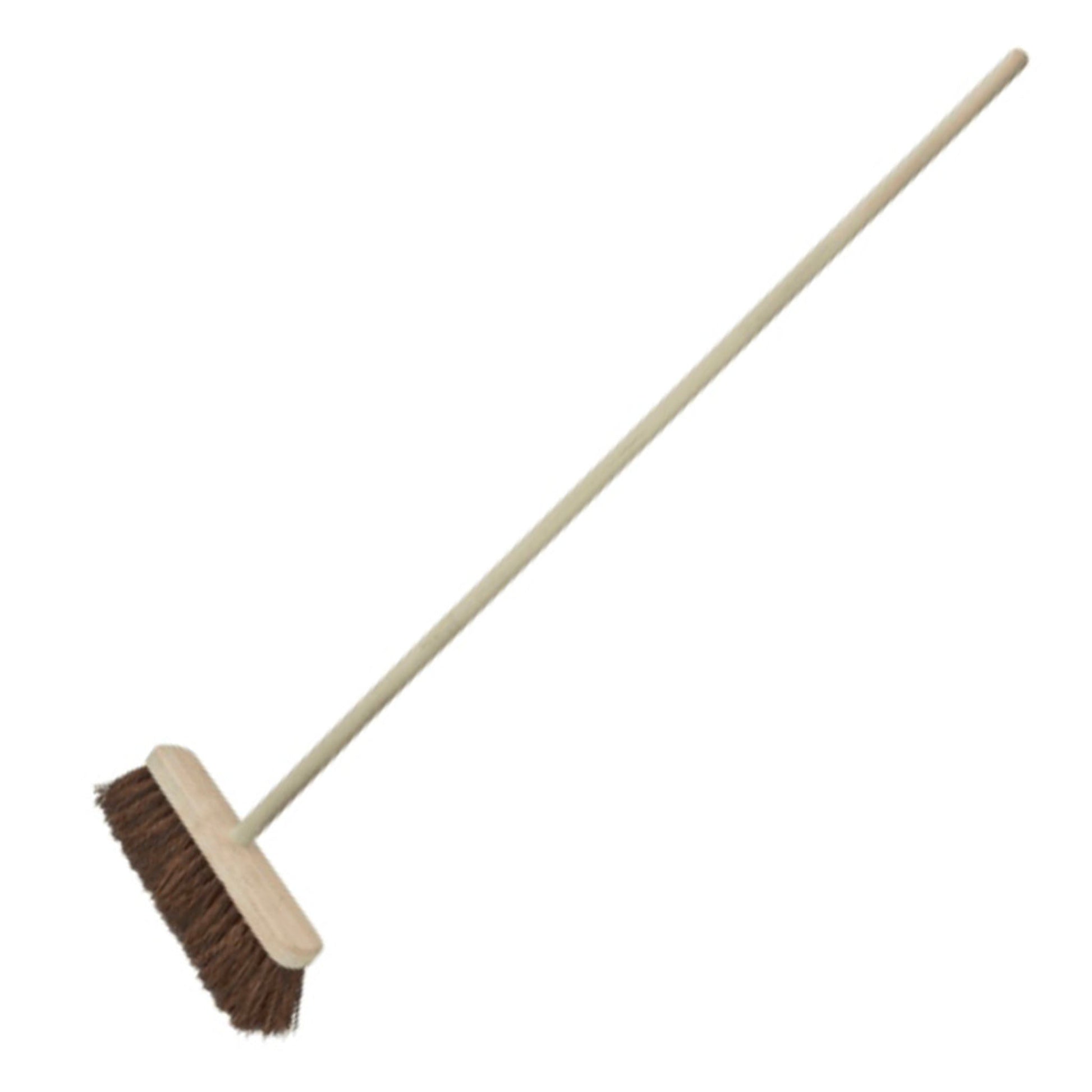 Faithfull Bassine Broom 12in With 48in Handle
