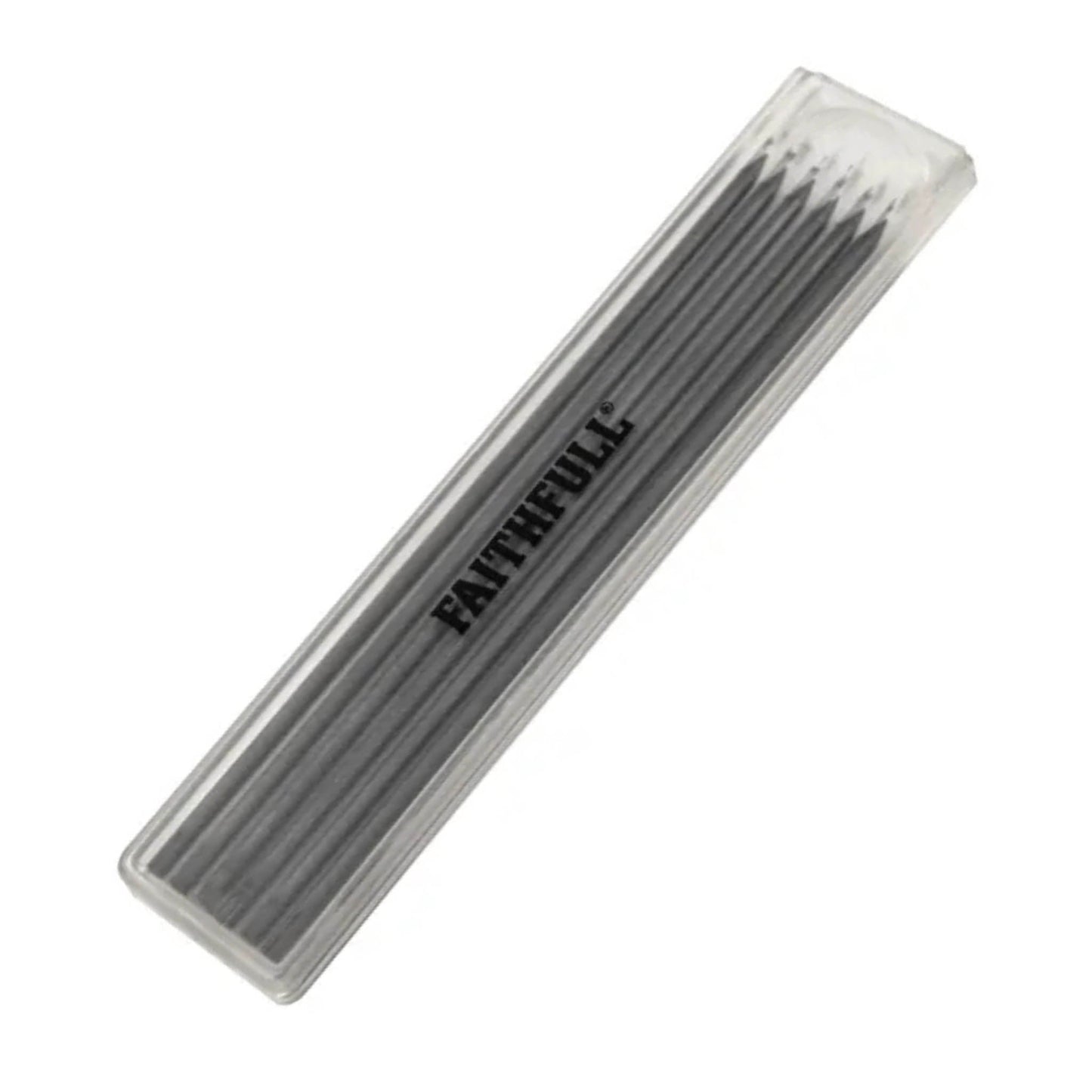 Faithfull Black Long Reach Pencil Marking Refill Pack 6 Piece - Transtools Online