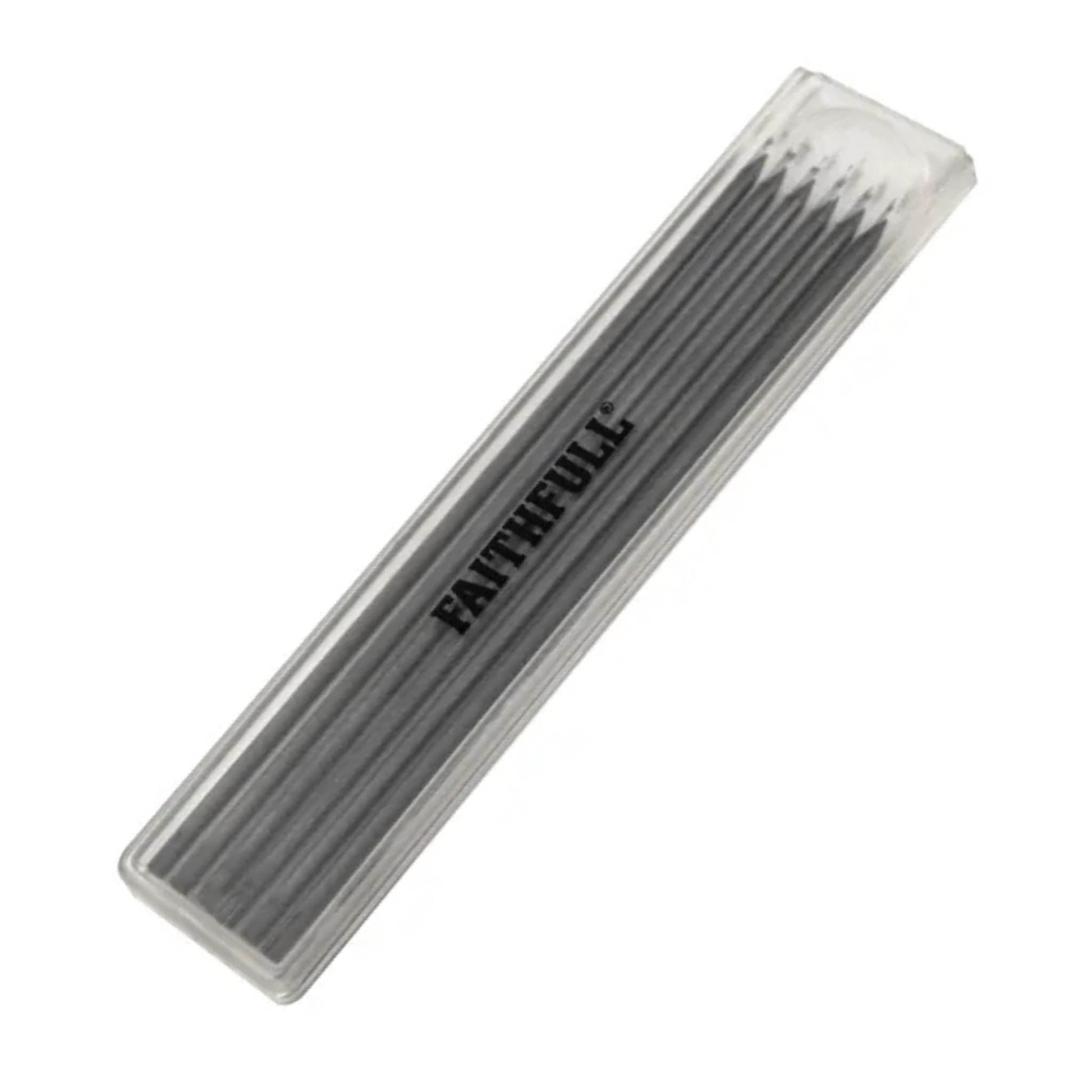Faithfull Black Long Reach Pencil Marking Refill Pack 6 Piece - Transtools Online