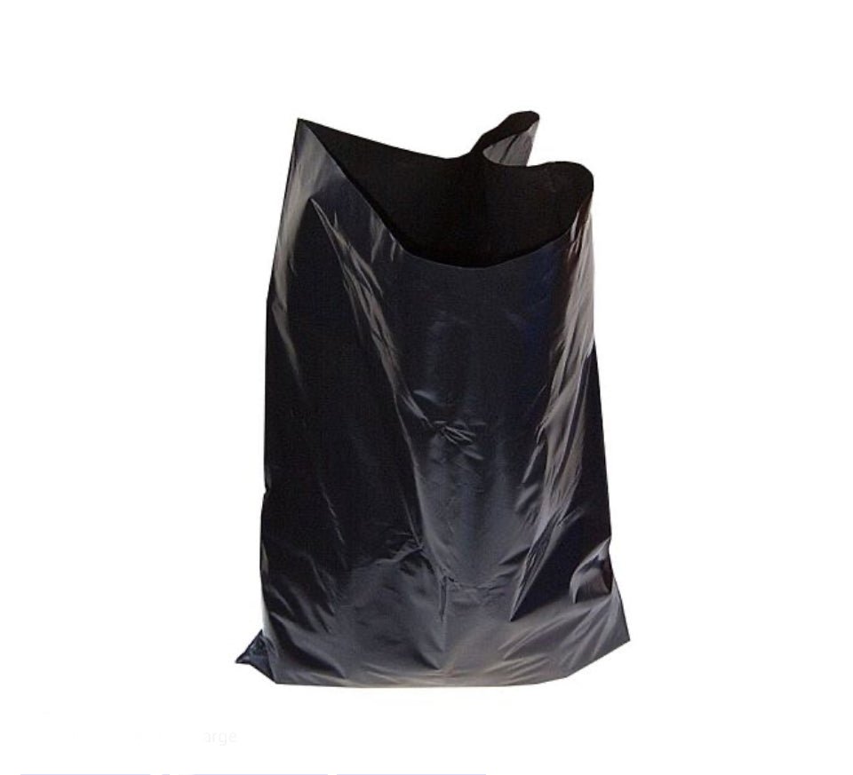 FAITHFULL BLACK RUBBLE SACKS 510MM X 760MM - 10 PACK - Transtools Online