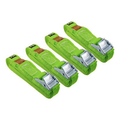 Faithfull Cam Buckle Tie Downs 5 Metre - 4 Pack