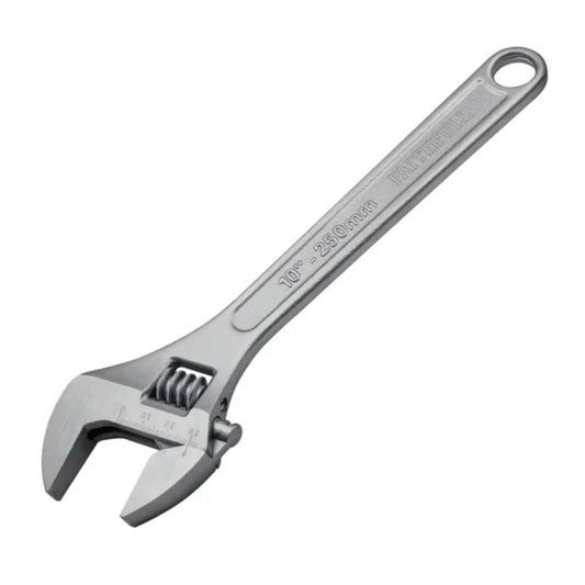 Faithfull Chrome Adjustable Spanner 10in - 250mm - Transtools Online