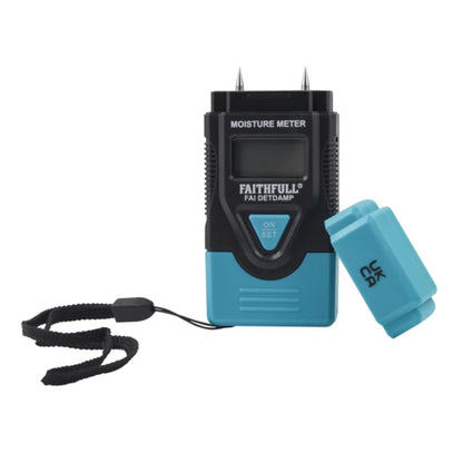 Faithfull Damp & Moisture Meter LCD Display - Transtools Online