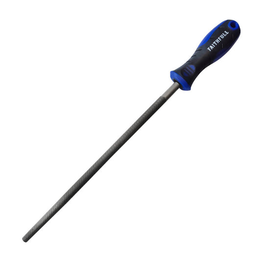 Faithfull Engineers Round Hand File 200mm - 8in - Transtools Online