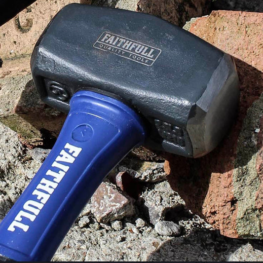 Faithfull Fibreglass Long Handle Lump Hammer - 4LB