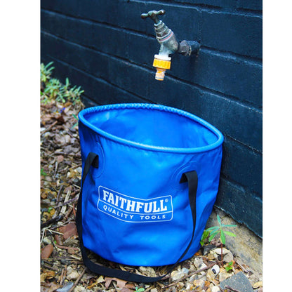 Faithfull Folding Collapsible Bucket - 20 Litre