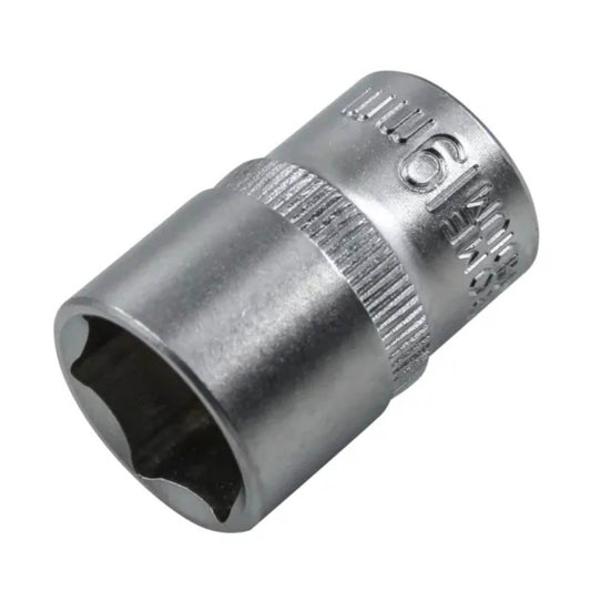 Faithfull Hex Socket 1/2in Drive 19mm - Transtools Online