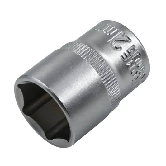 Faithfull Hex Socket 1/2in Drive 21mm - Transtools Online