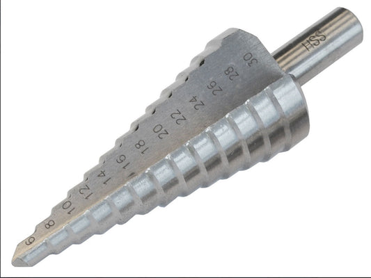 FAITHFULL HSS STEP DRILL 6MM - 30MM - Transtools Online