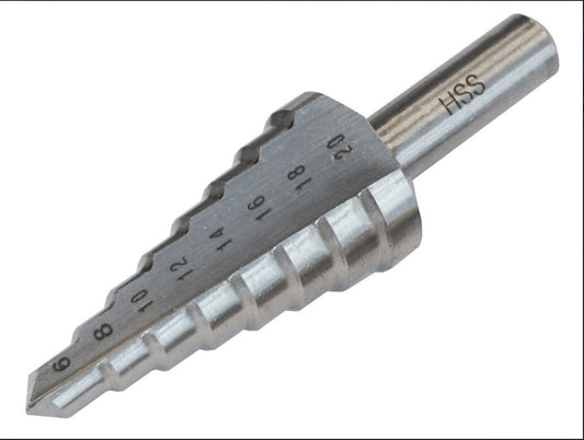 FAITHFULL HSS STEP DRILL BIT 6MM - 20MM - Transtools Online