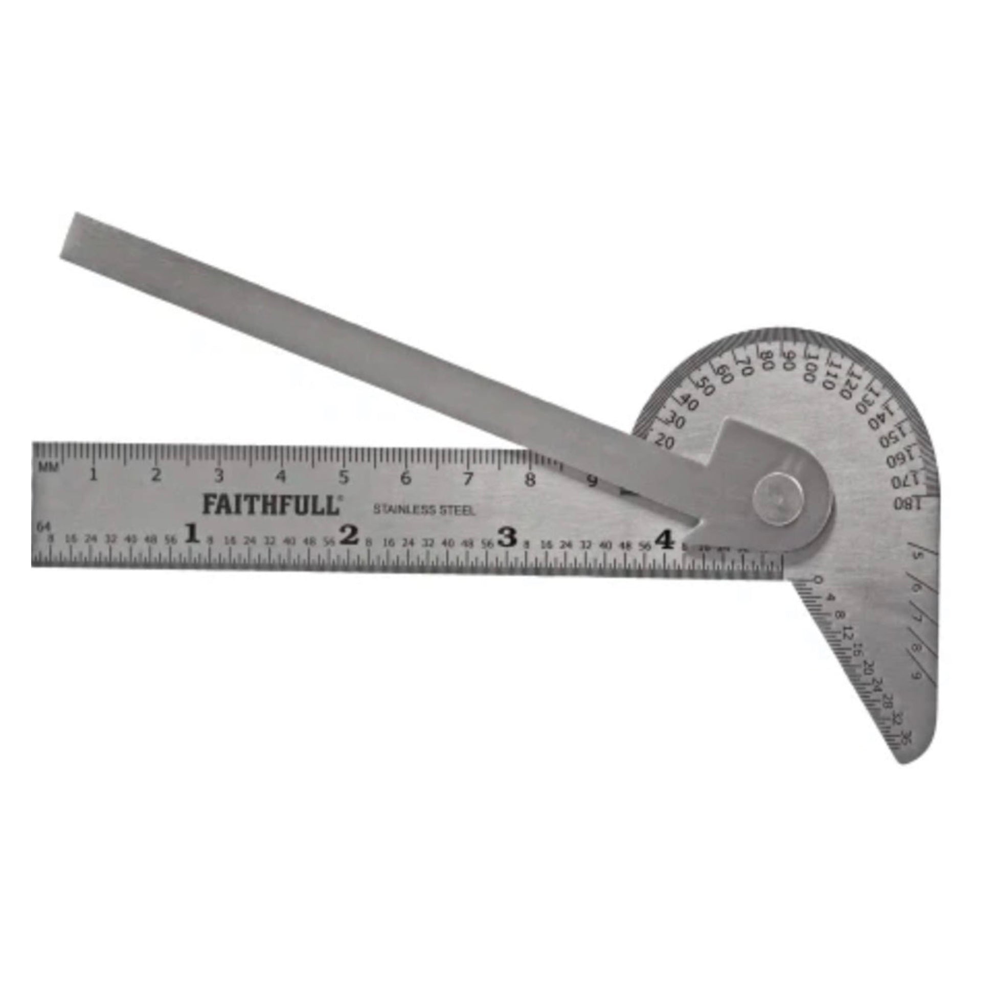 Faithfull Multi Purpose Angle Protractor 100mm - Transtools Online