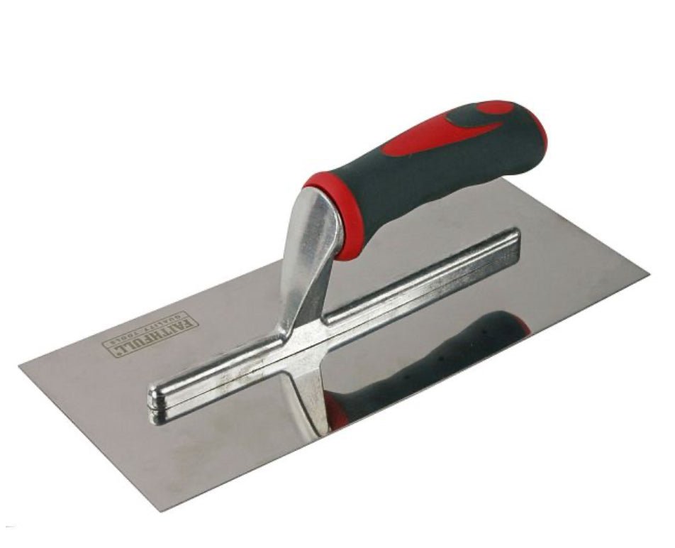 FAITHFULL PLASTERING TROWEL STAINLESS 280MM X 120MM - Transtools Online