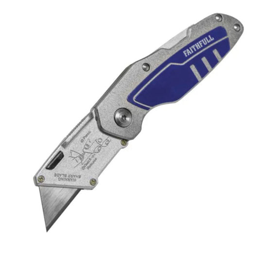 Faithfull Professional Lock Back Utility Knife - Transtools Online