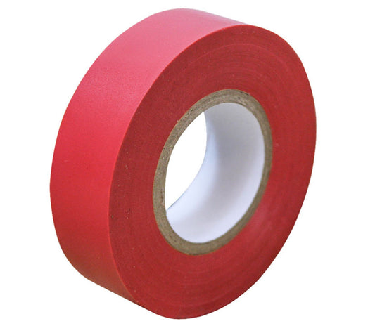 FAITHFULL PVC ELECTRICAL TAPE RED - 19MM X 20 METRE - Transtools Online