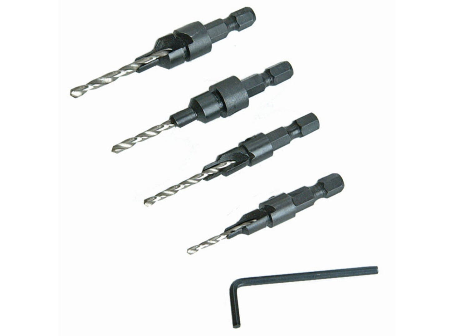 FAITHFULL SCREW COUNTERSINK SET - 4 PIECE - Transtools Online