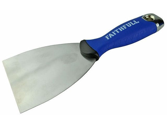 FAITHFULL SOFT GRIP FILLING KNIFE 4IN - 100MM - Transtools Online