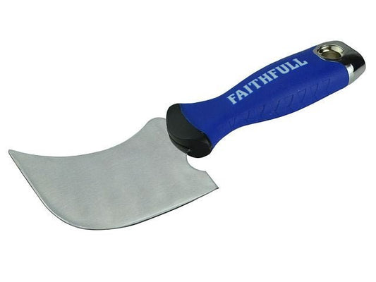 FAITHFULL SOFT GRIP WINDOW KNIFE - 100MM X 4IN - Transtools Online