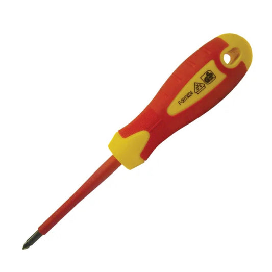 Faithfull VDE Screwdriver Pozi PZ2 x 100mm - Transtools Online