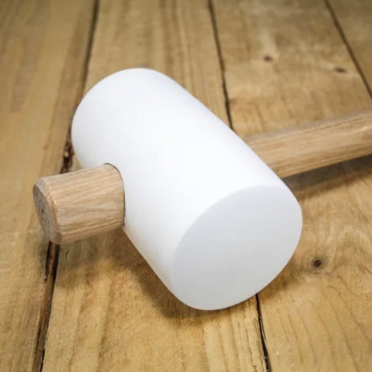 Faithfull White Rubber Mallet - 28oz