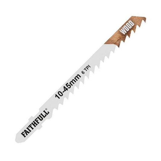 Faithfull Wood Jigsaw Blades T101D 5 Pack - Transtools Online