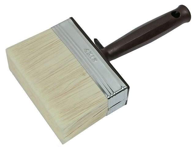 FAITHFULL WOODCARE SHED AND FENCE BRUSH 120MM - Transtools Online