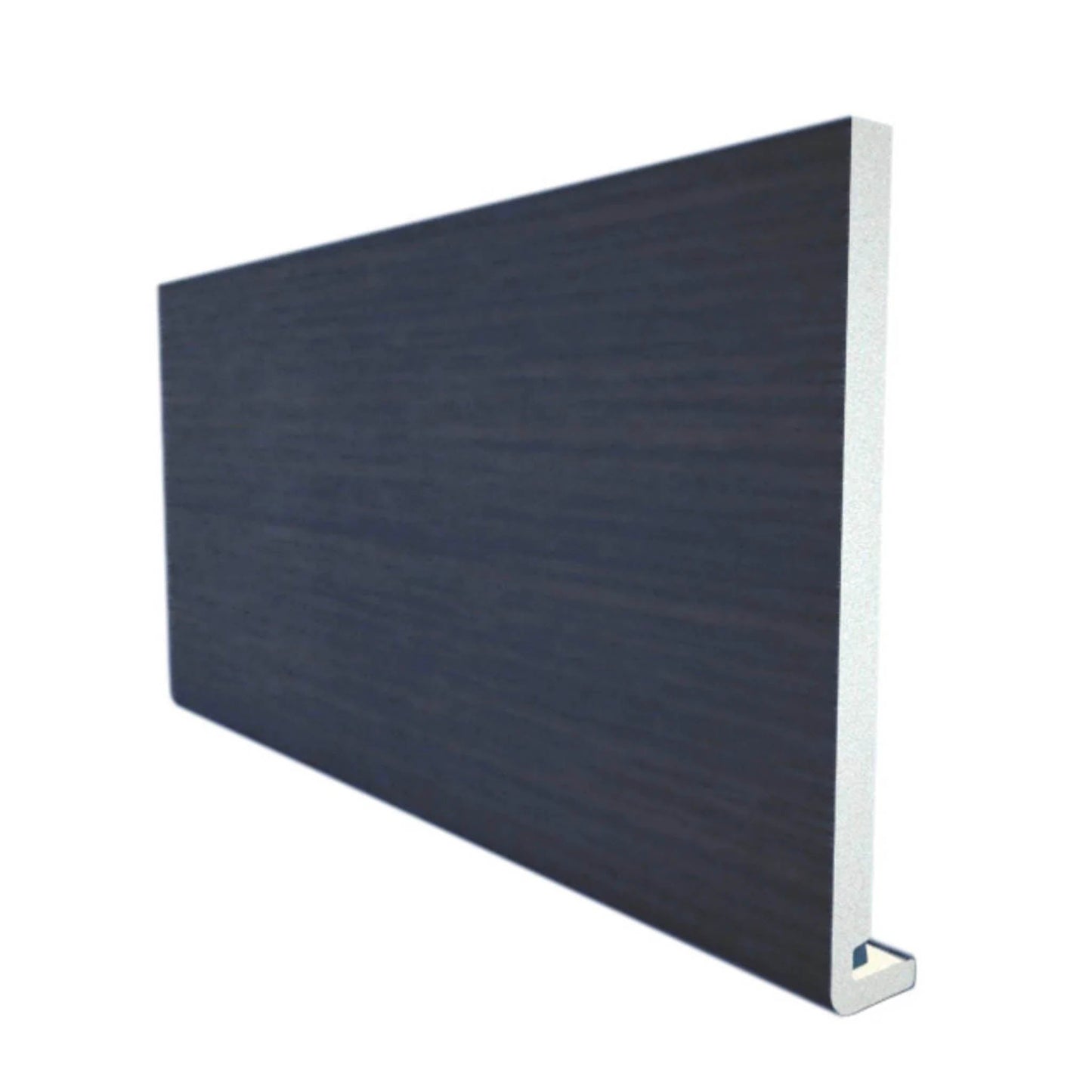 Fascia Board Full Replacement Anthracite Grey Woodgrain 300mm x 18mm - 5 Metre - Transtools Online