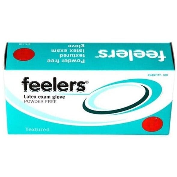 FEELERS LATEX GLOVES LARGE - 100 BOX - Transtools Online